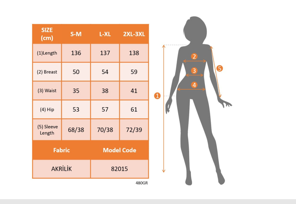 Kadın Uzun Kollu Balıkçı Yaka Uzun Akrilik Elbise