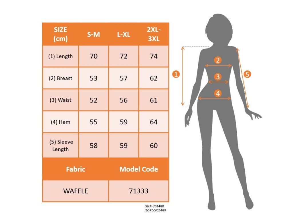 Kadın Uzun Kollu V Yakalı Kapşonlu Waffle Bluz
