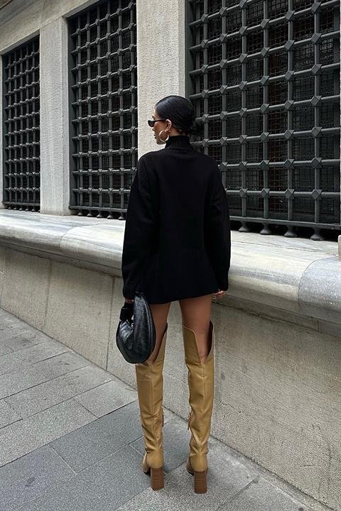 Nakış Detaylı Triko Kazak 1340