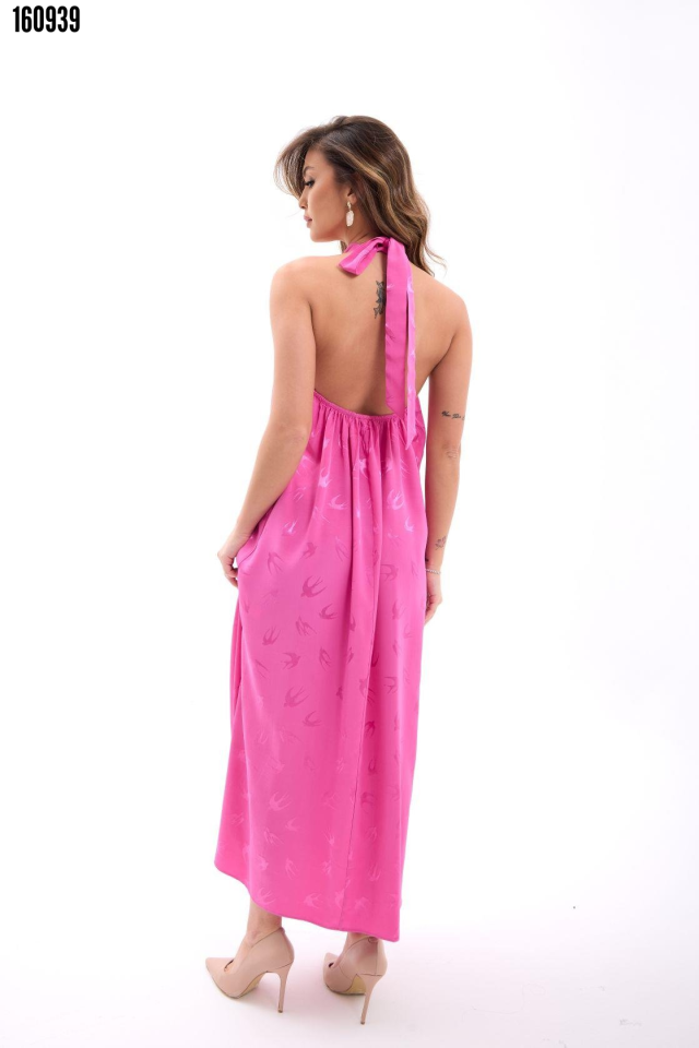 Kadın Tek Omuz Askılı Etegi Volanlı Janjan Krep Elbise