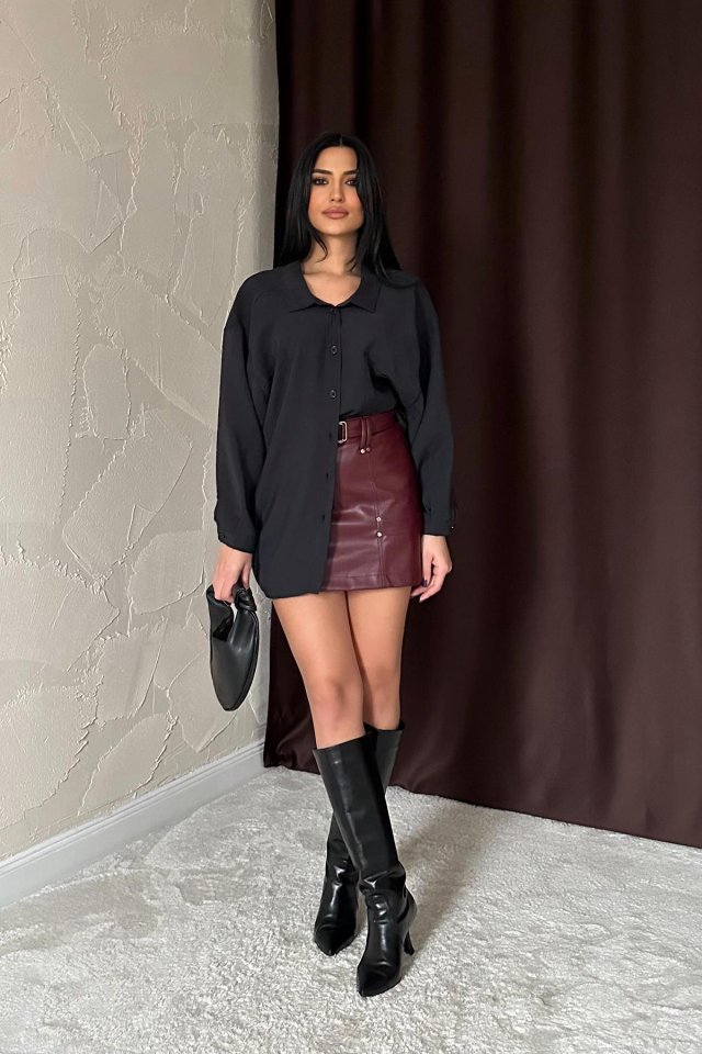 Siyah Salaş Gömlek