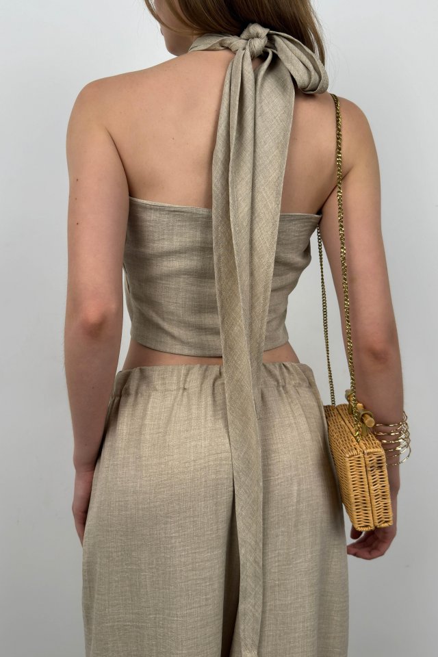 Çapraz Bağlamalı Keten Crop