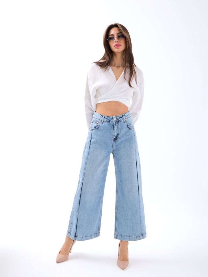 7356 KOT PANTOLON-MAVİ