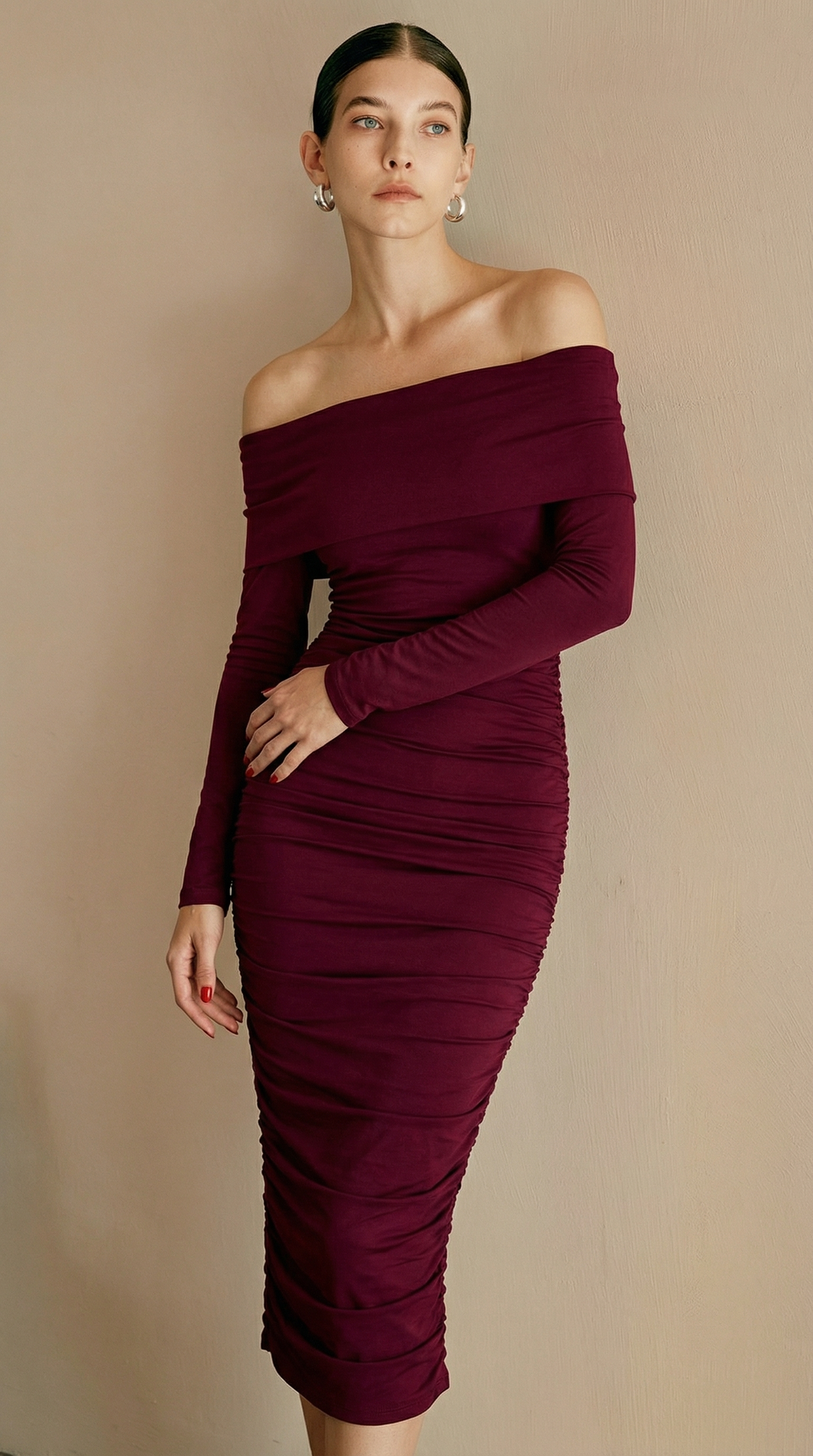 Dakota Drapeli Elbise