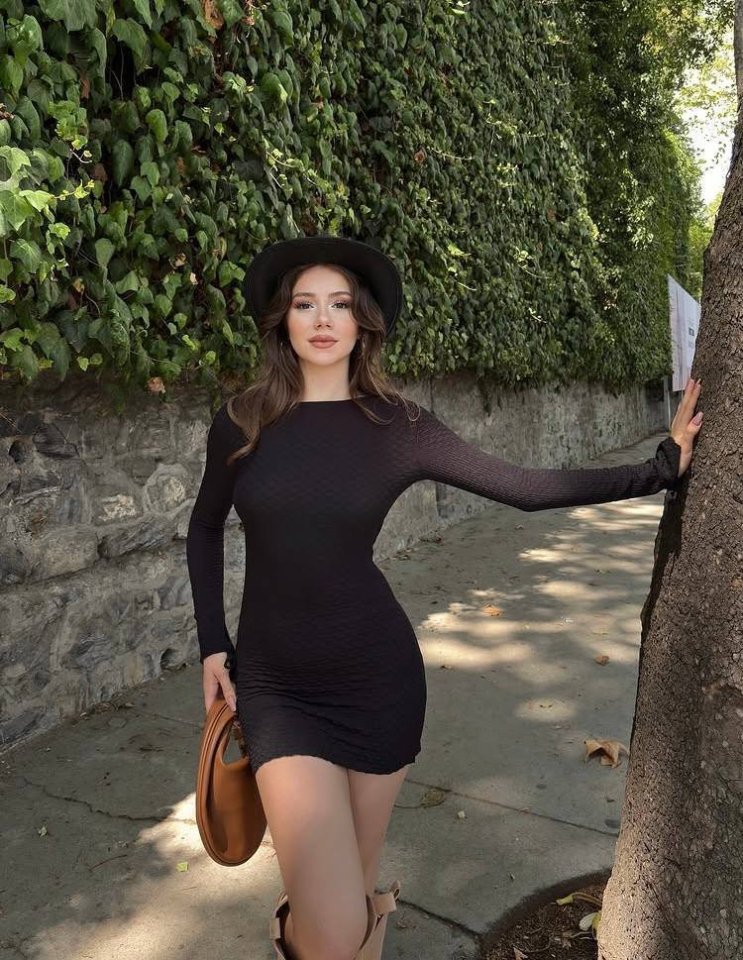 Kadın Arka Sırt Detaylı ıp Bağlamalı Mıdı Elbise