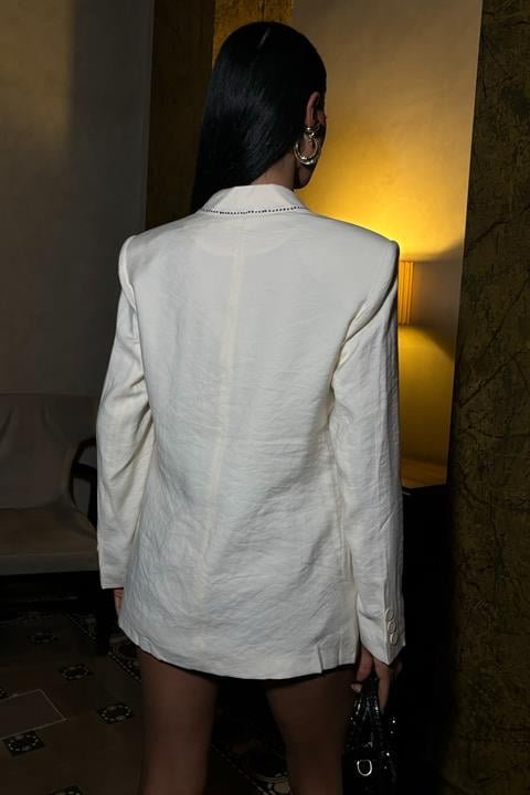 Hardy Taş Detay Blazer Ceket 6104-08