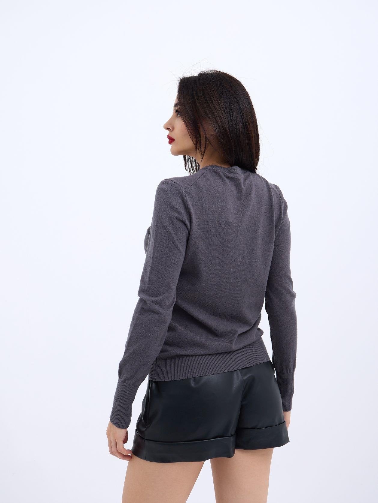 42281 TRİKO SALAŞ KAZAK-ANTRASİT