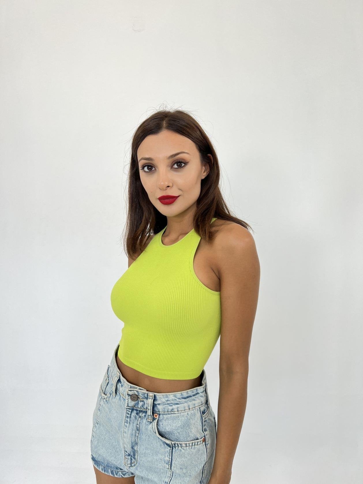 2501 SPORCU YARIM T-SHİRT-YEŞİL